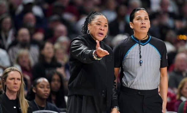 South Carolina’s 71-game home win streak ended by UConn