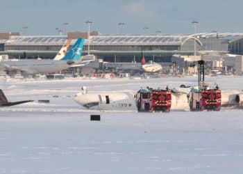 Videos show plane from Minneapolis crash-landing in Toronto