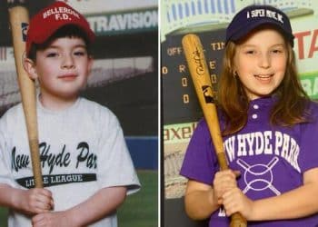 The couple both grew up in the same neighborhood. Years later, a dating app brought them together.