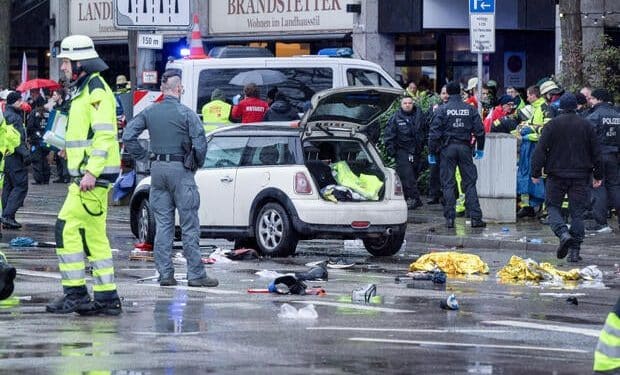 Almost 30 wounded in suspected vehicle ramming attack in Munich