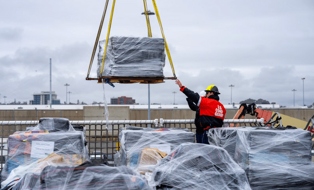 U.S. Coast Guard ships offload $275 million worth of cocaine