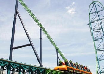 Iconic rollercoaster Kingda Ka imploded at Six Flags