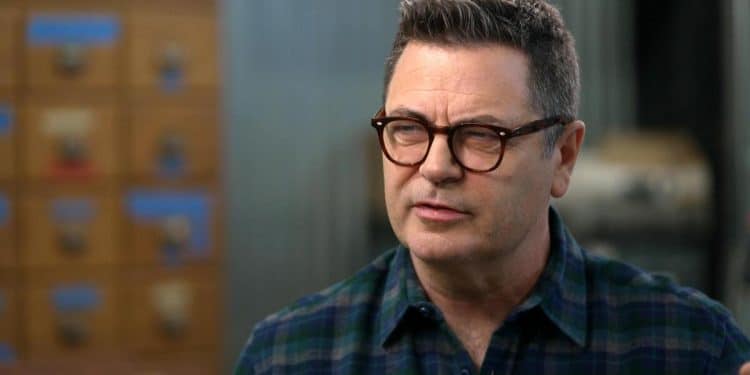 Nick Offerman uses woodworking skills to help young people