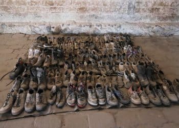 A possible mass murder site in Mexico, with dozens of shoes discovered