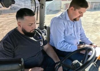 College student’s classroom is the farm where he works