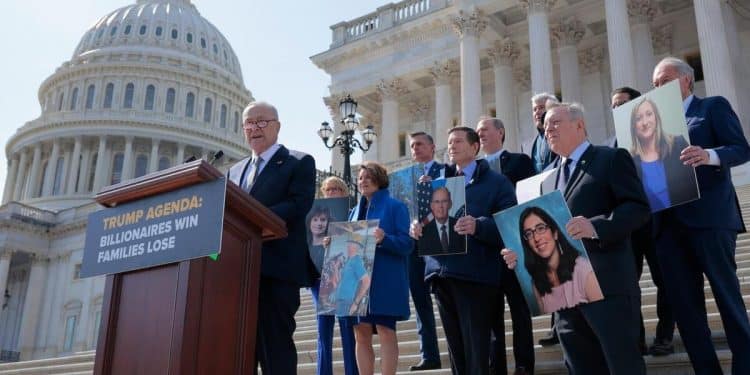 Democrats slam Trump’s latest moves as he prepares to address Congress