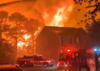 Evacuations in the Carolinas after multiple wildfires spark