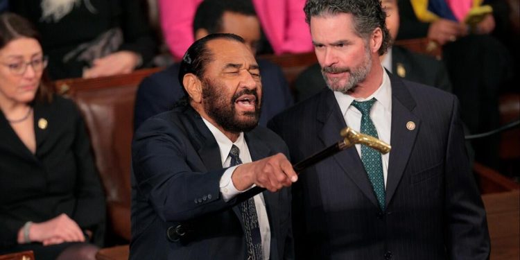 House censures Rep. Al Green for disrupting Trump address to Congress