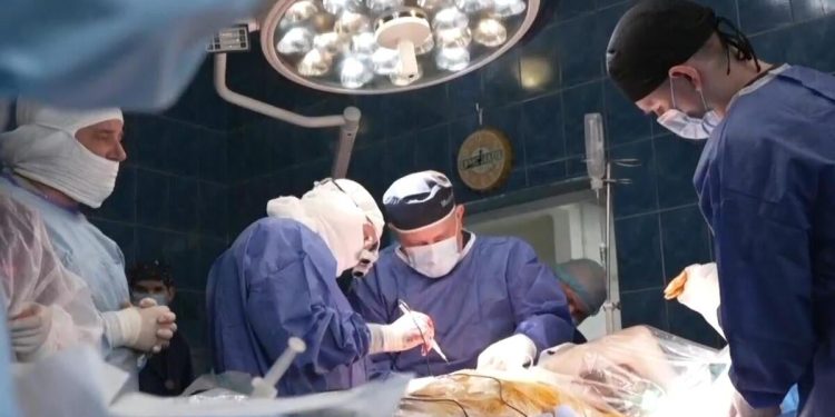 Inside a Ukrainian operating room where wounded soldiers get reconstructive surgery