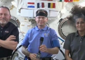 NASA astronauts Butch Wilmore and Suni Williams talk about long-delayed return to Earth
