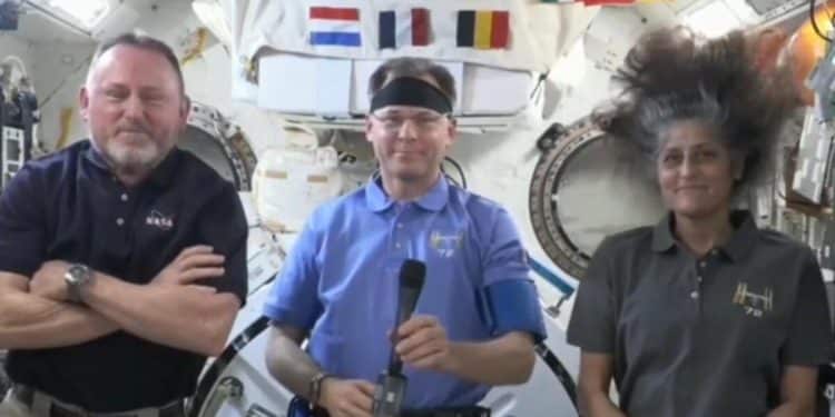 NASA astronauts Butch Wilmore and Suni Williams talk about long-delayed return to Earth