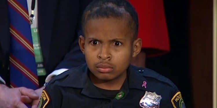 Secret Service director makes 13-year-old honorary agent at Trump’s address to Congress