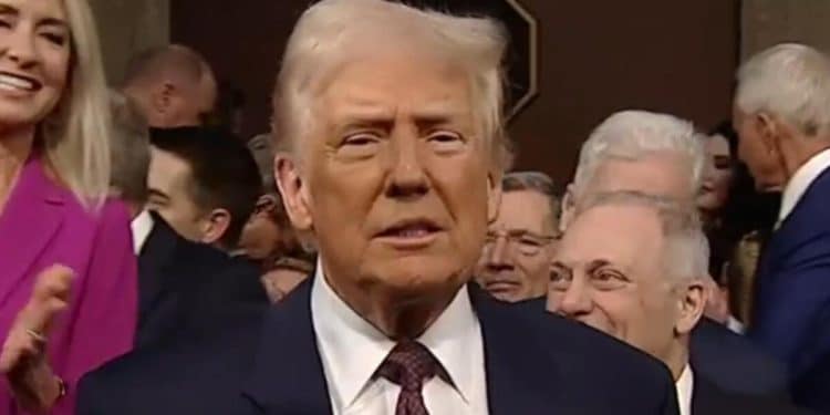 Watch: Trump arrives at Capitol for address to Congress