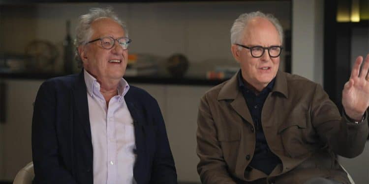Extended interview: Geoffrey Rush and John Lithgow