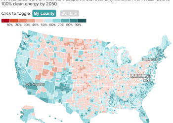 As EPA rollbacks protections, maps show that climate policies are supported by the public.