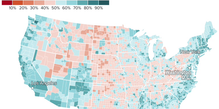 As EPA rollbacks protections, maps show that climate policies are supported by the public.