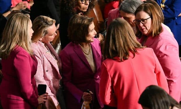 Here’s why congresswomen are wearing pink for Trump’s speech tonight