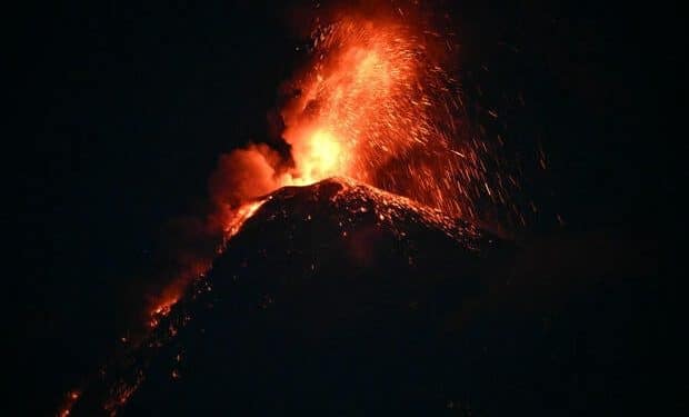See photos of Volcano of Fire in Guatemala erupting