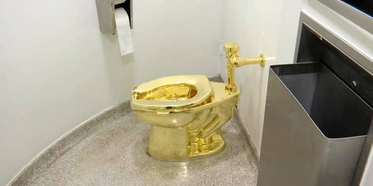 Man who stole 18-carat golden toilet from English palace convicted