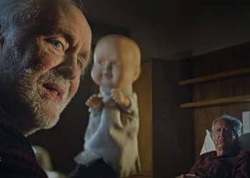John Lithgow and Geoffrey Rush talk horror in “The Rule of Jenny Pen”