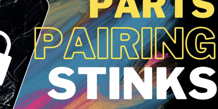 Parts Pairing Is Intended To Create Planned Obsolescence