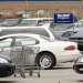 Walking Through A Parking Lot at Walmart